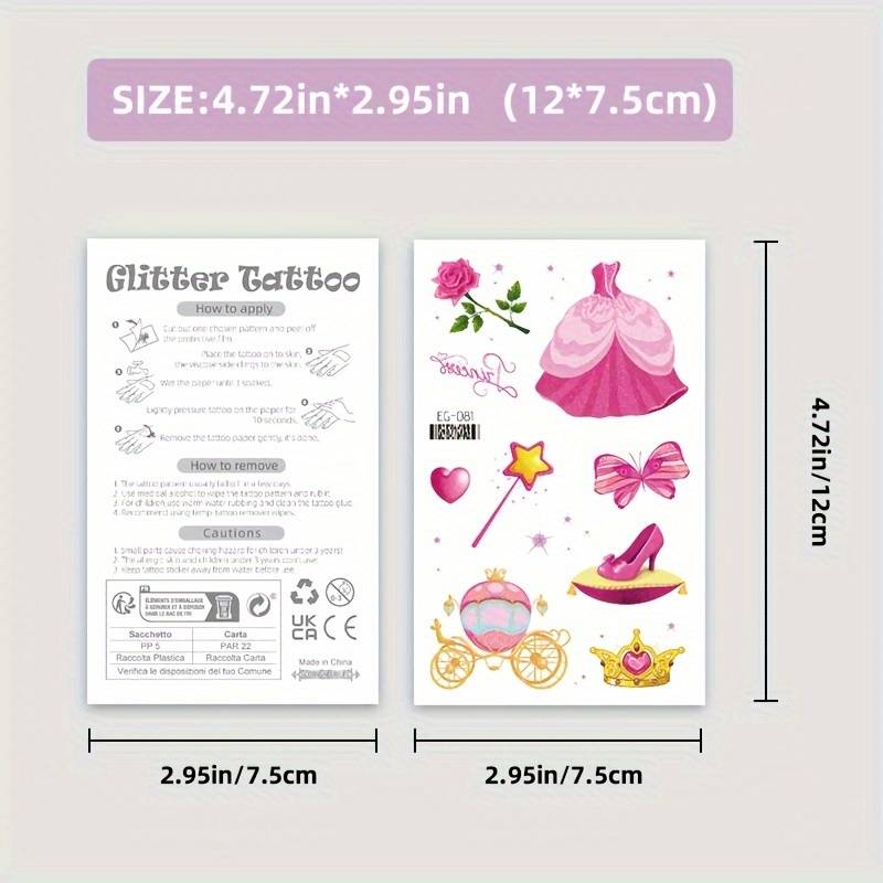 Princess Tattoo Stickers