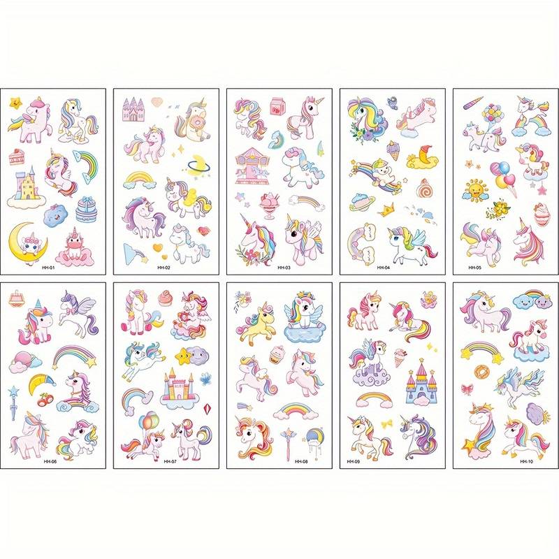 Unicorn Tattoo Stickers