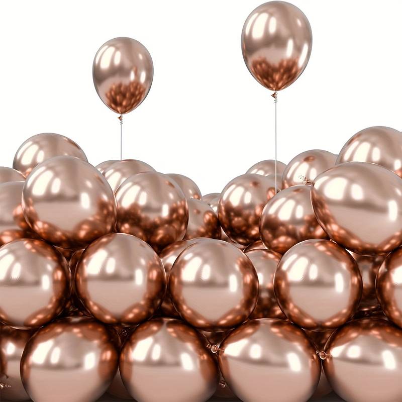 Metalen Ballonnen Roze Goud