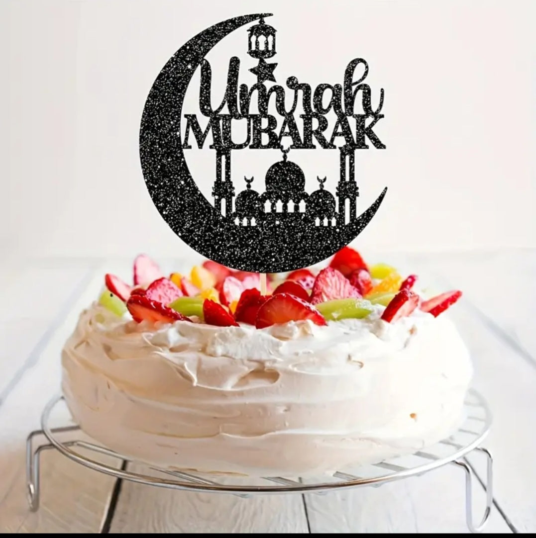 Umrah Mubarak Cake Topper