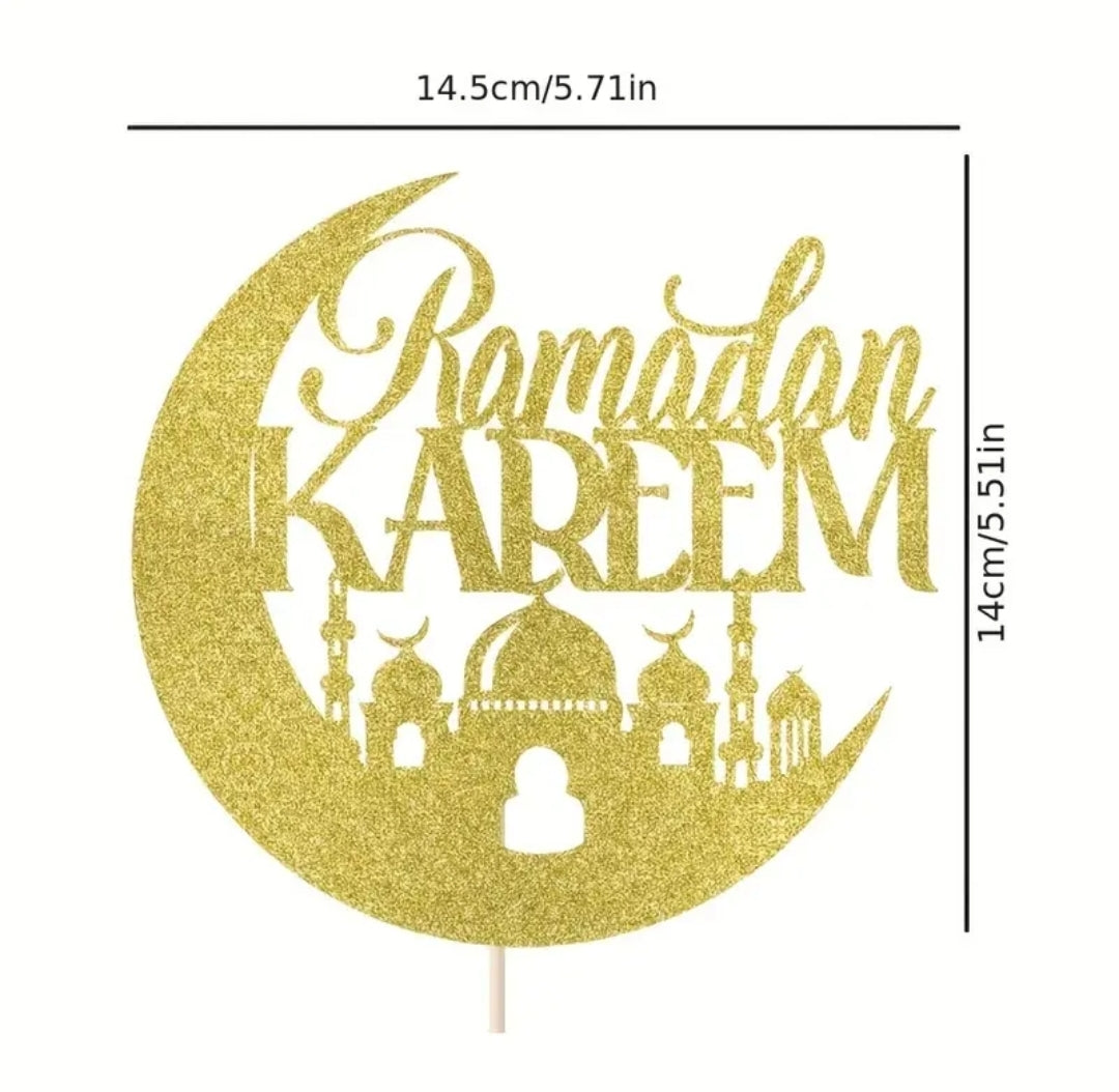 Ramadan taart topper