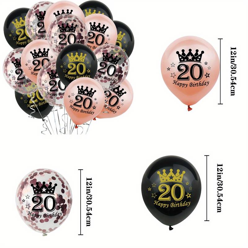 Ballonnen voor 20 jarige verjaardag