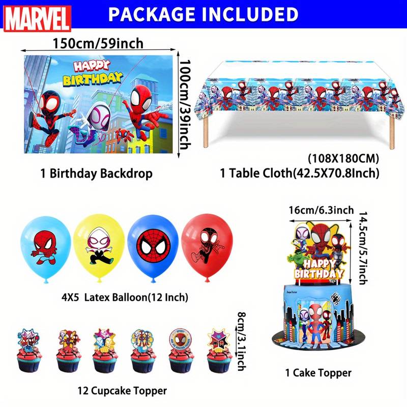 Spiderman Thema Set