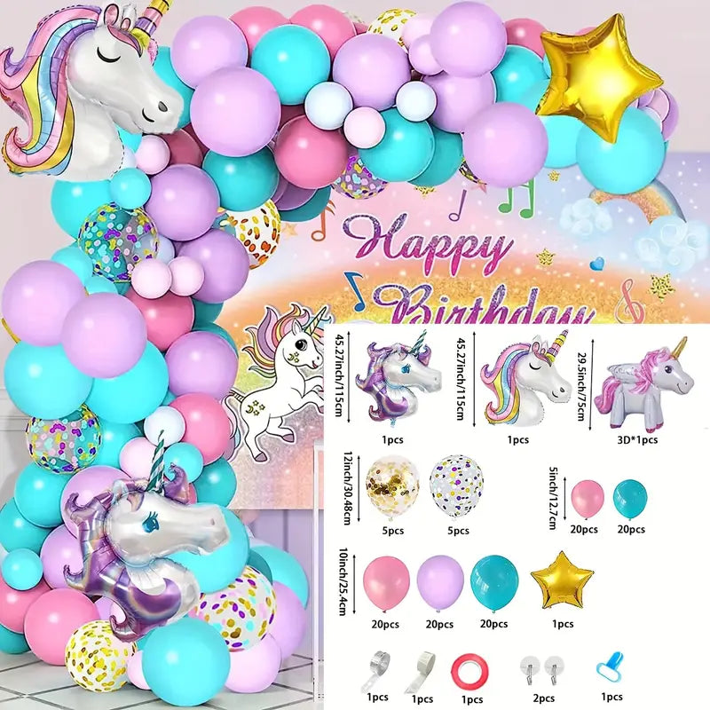 Unicorn ballonnen set