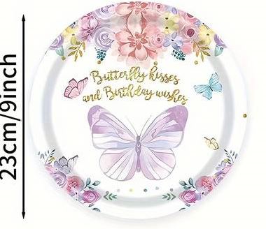 Vlinder thema bestek set