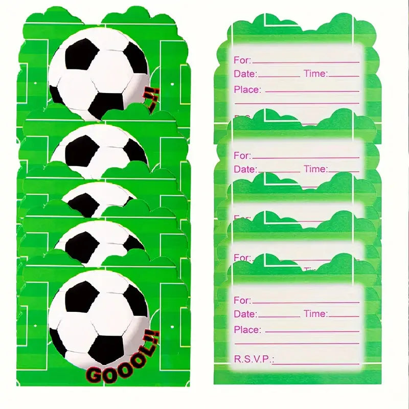 Voetbal Uitnodigingkaart