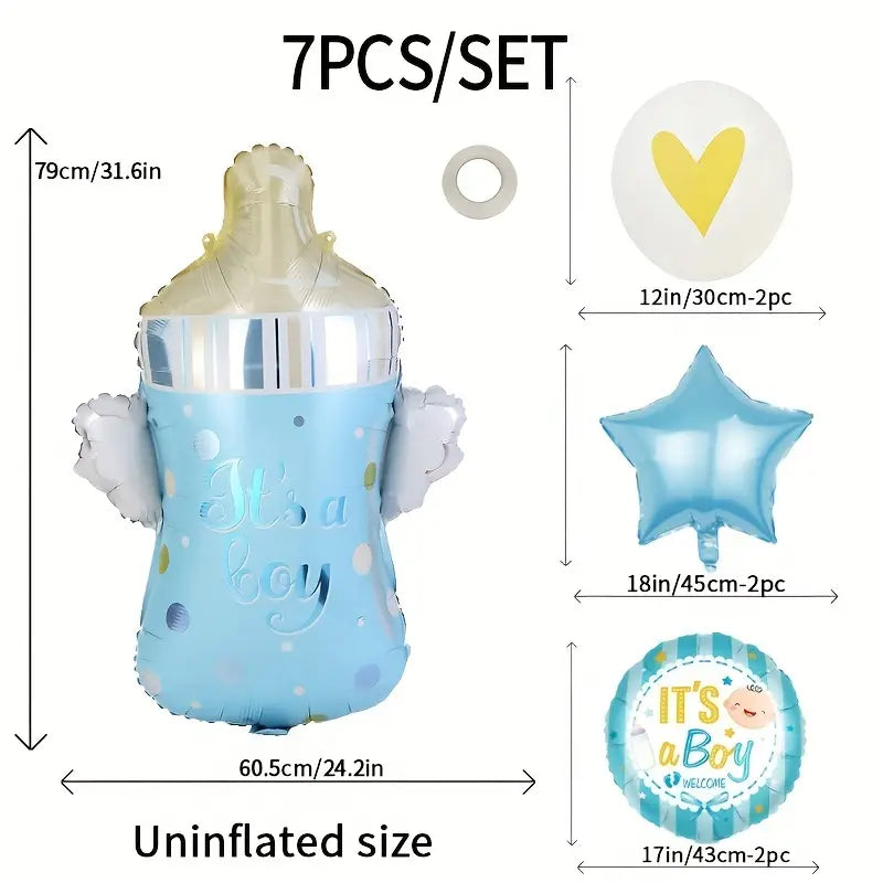 Baby Boy Ballonnen Set