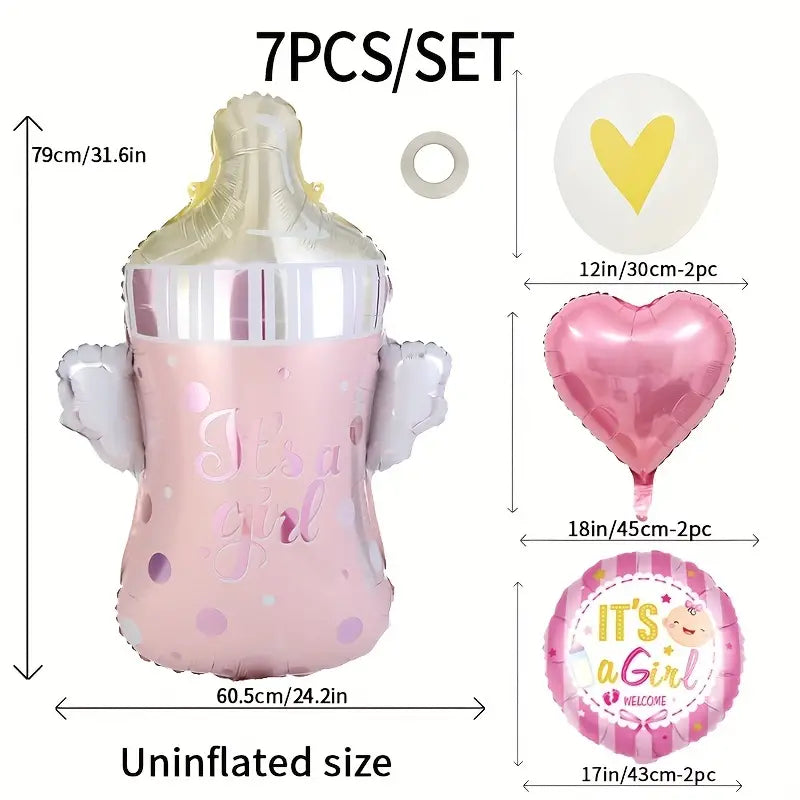 Baby Girl Ballonnen Set