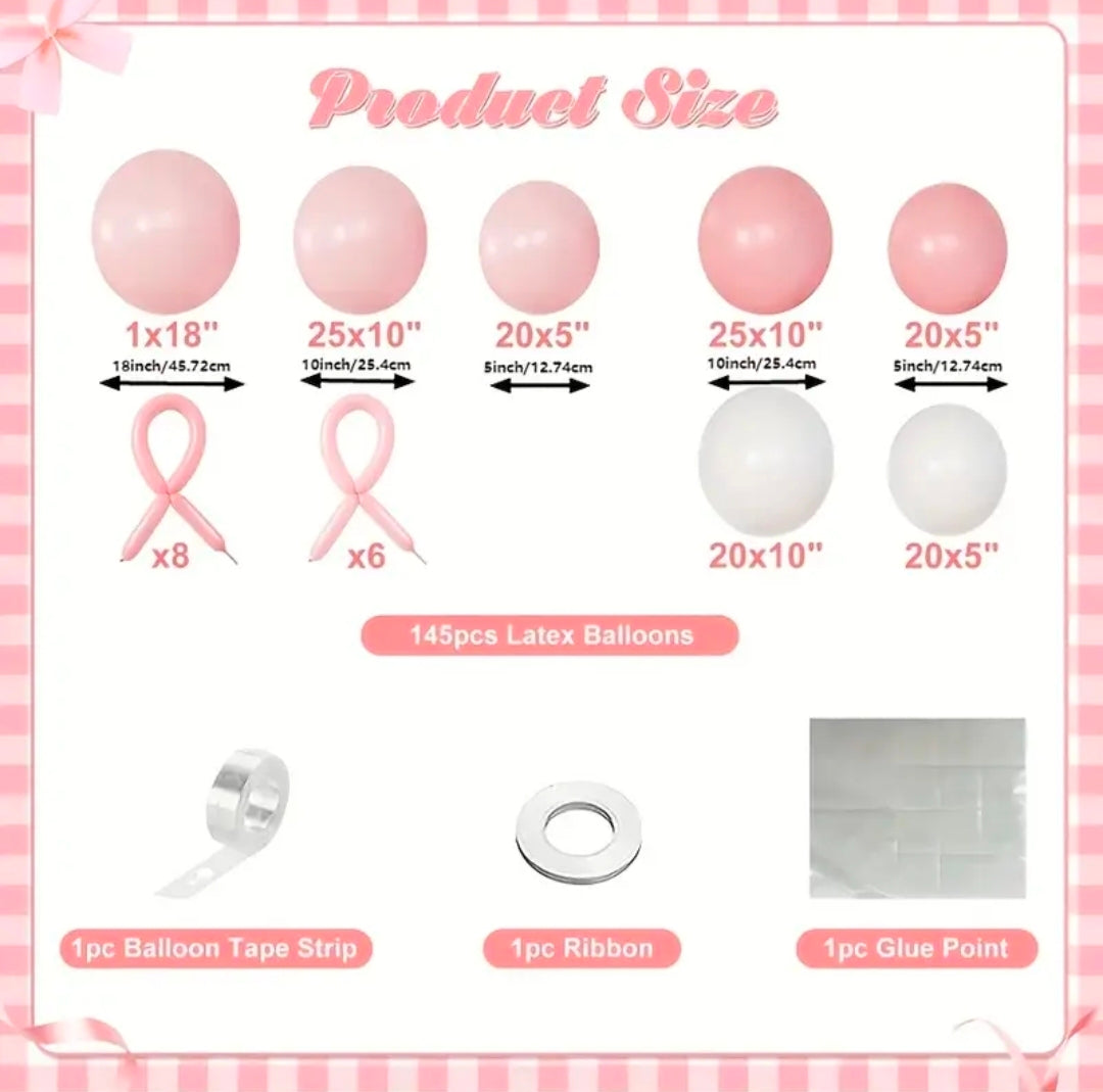 Roze strikboogset