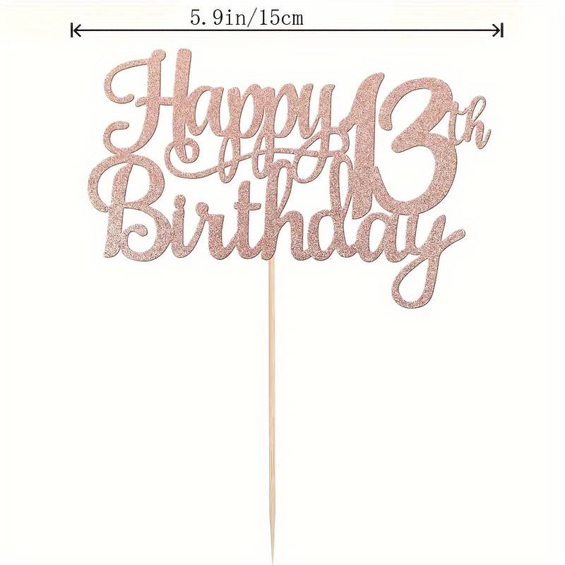 Taarttopper Happy 13th Birthday