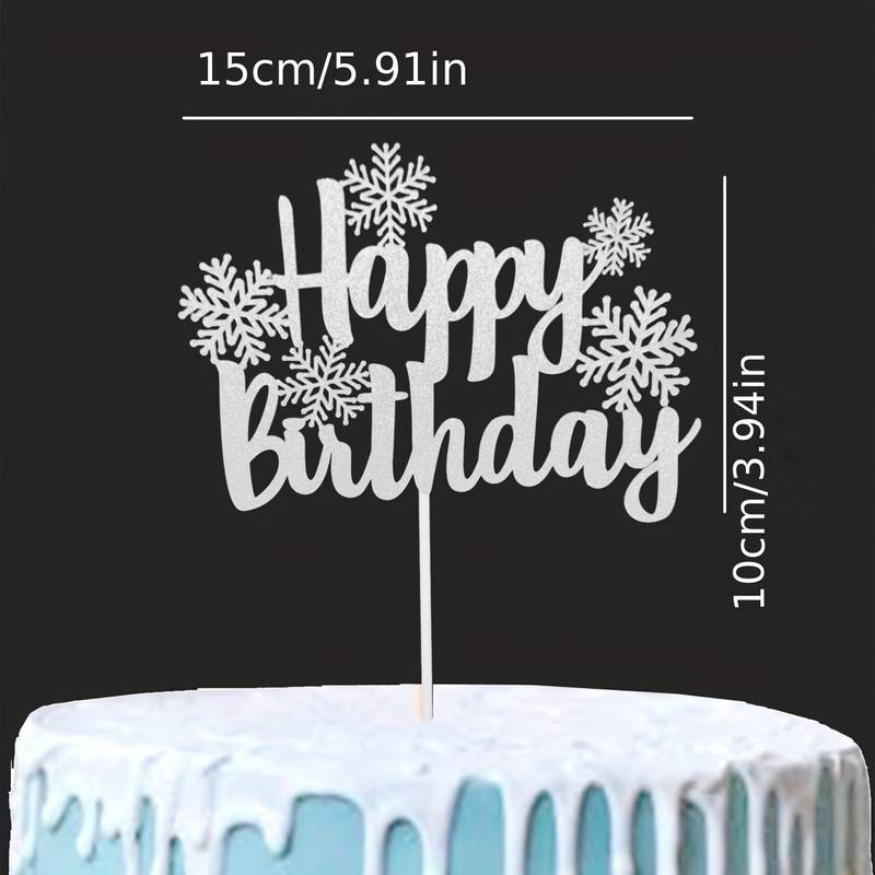 Taarttopper Happy Birthday Frozen